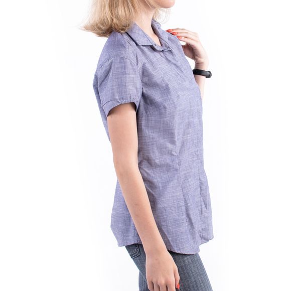 BRUNELLO CUCINELLI SKY BLUE TOP | WOMENS SIZE M - Picture 4 of 5